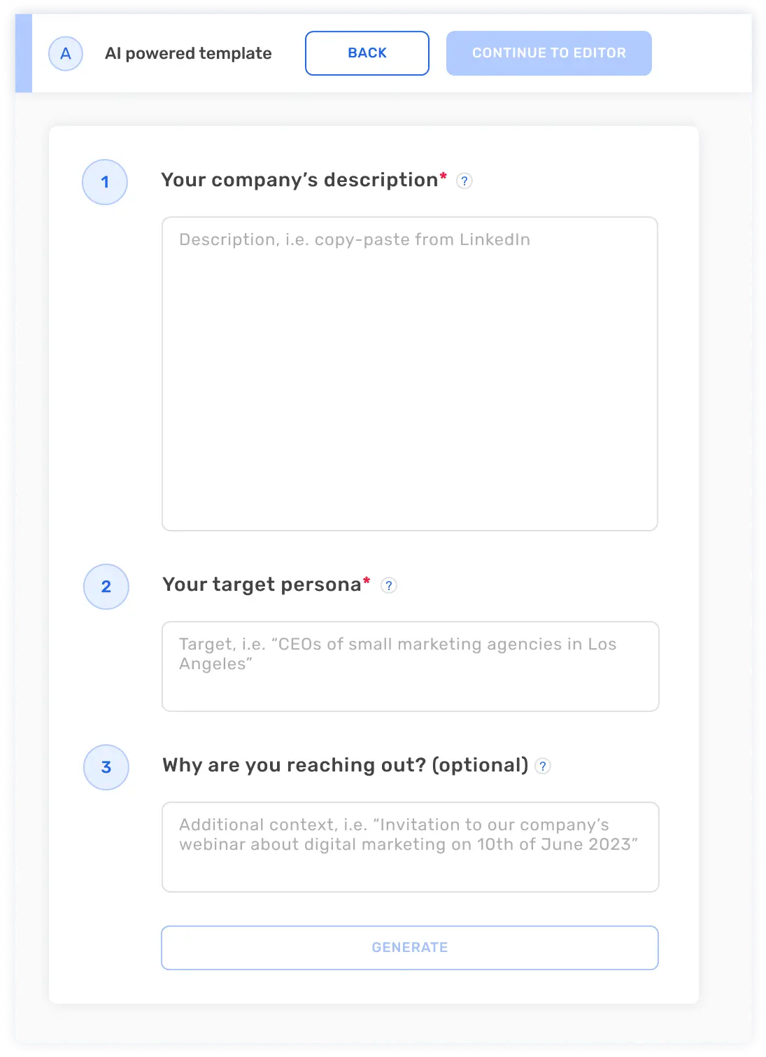 AI-template-generator